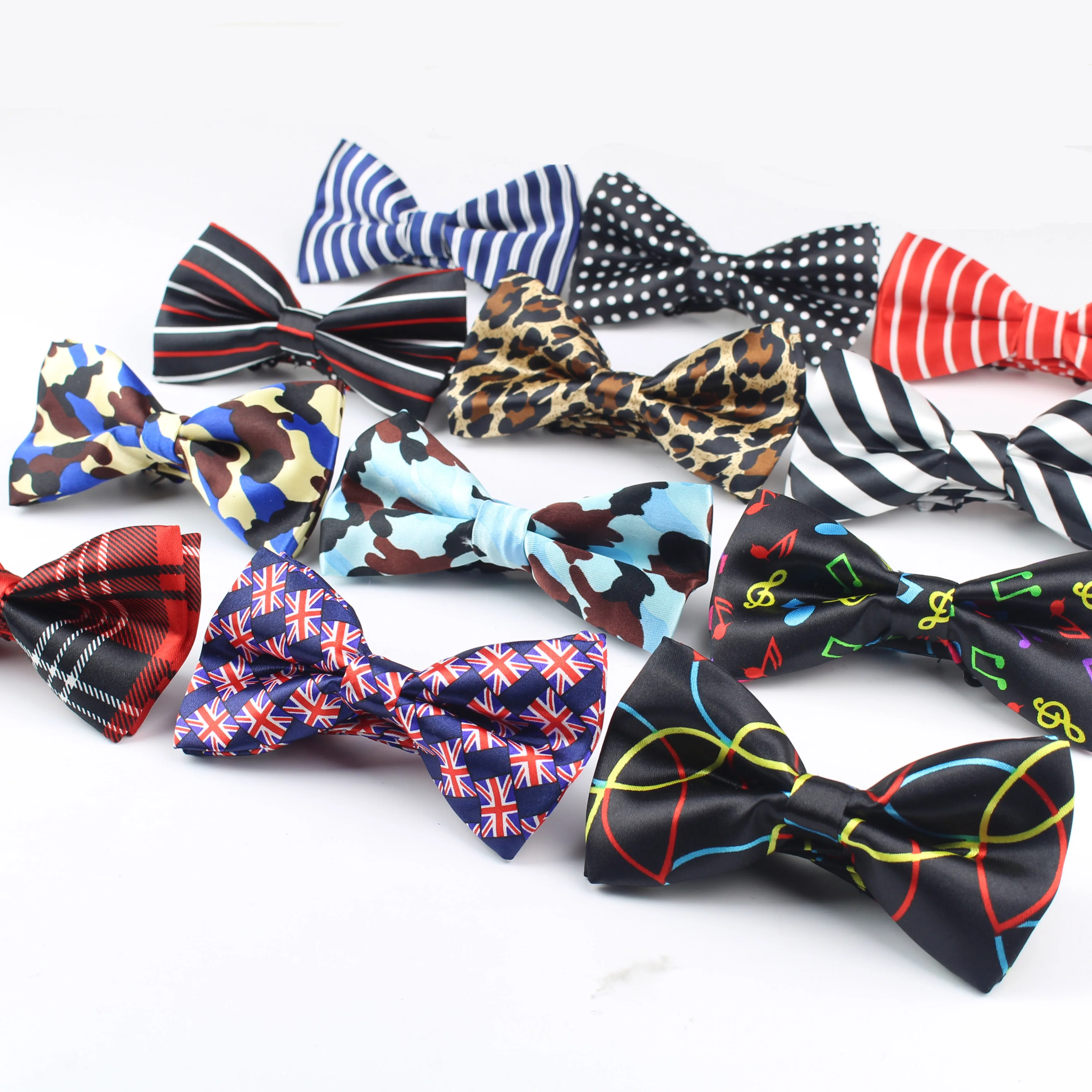 2019 Men's Bow Tie High Quality Flexible Bowtie Smooth Necktie Soft Matte Butterfly Decorative Pattern Solid Color Ties