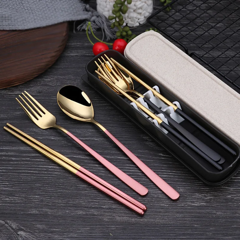 

Chenxuan Dinnerware Wedding Colored Cute Matte Gold Chinese Cutlery Set Stainless Steel, Silver,gold,rosegold,rainbow,black