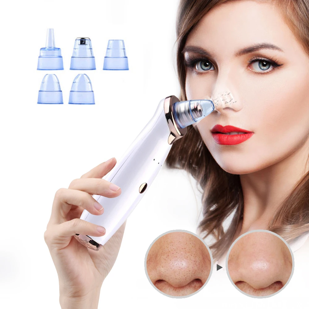 

Blackhead Remover Pore Acne Pimple Removal Face T Zone Nose Cleaner Vacuum Suction Facial Diamond Beauty Clean Skin Oil Dirty