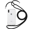 clear For IPhone 11 case land yard women mobile cover, fashion style crossbody necklace phone case for IPhone 8plus 2019