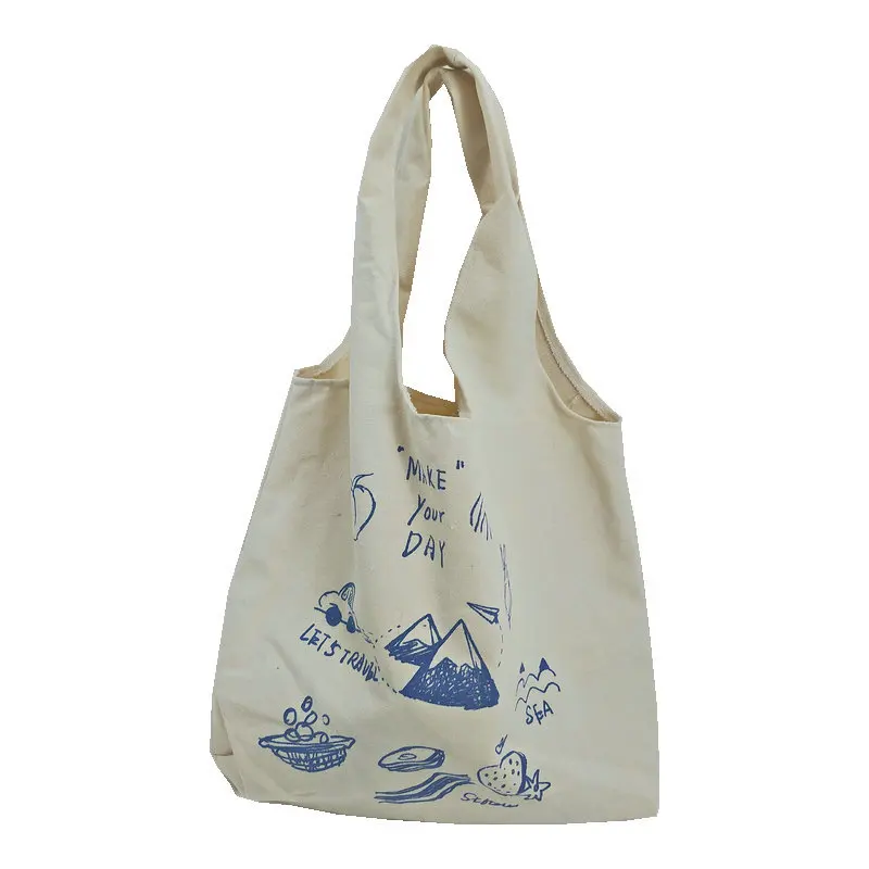 

Handbag for lady Korean college style single shoulder canvas bag female student fresh cloth bag, Customizable