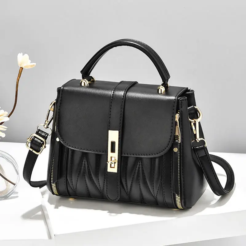 

Trendy bags designer elegance ladies long belt PU leather luxury High quality women hand bags handbag 2021, As the photos