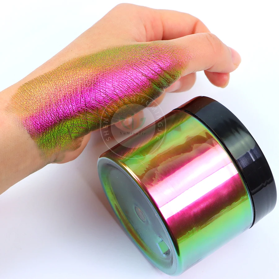 

Highly Efficient Chameleon 11 Colors Rainbow Candy Aurora Color Shift Chameleon Pigment Powder