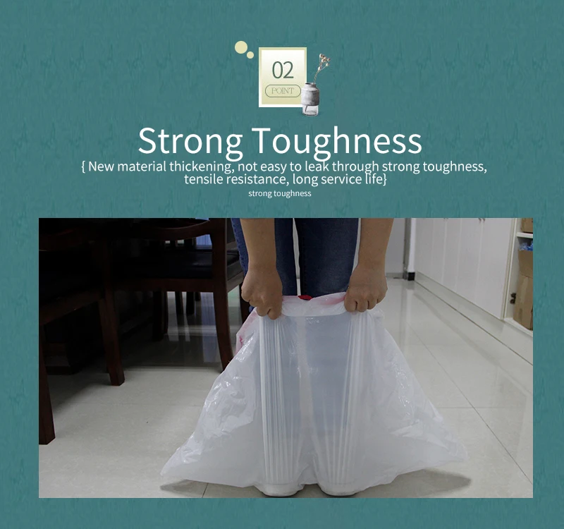 Heavy Duty Biodegradable Compostable Drawstring Cat Liners Pet Litter