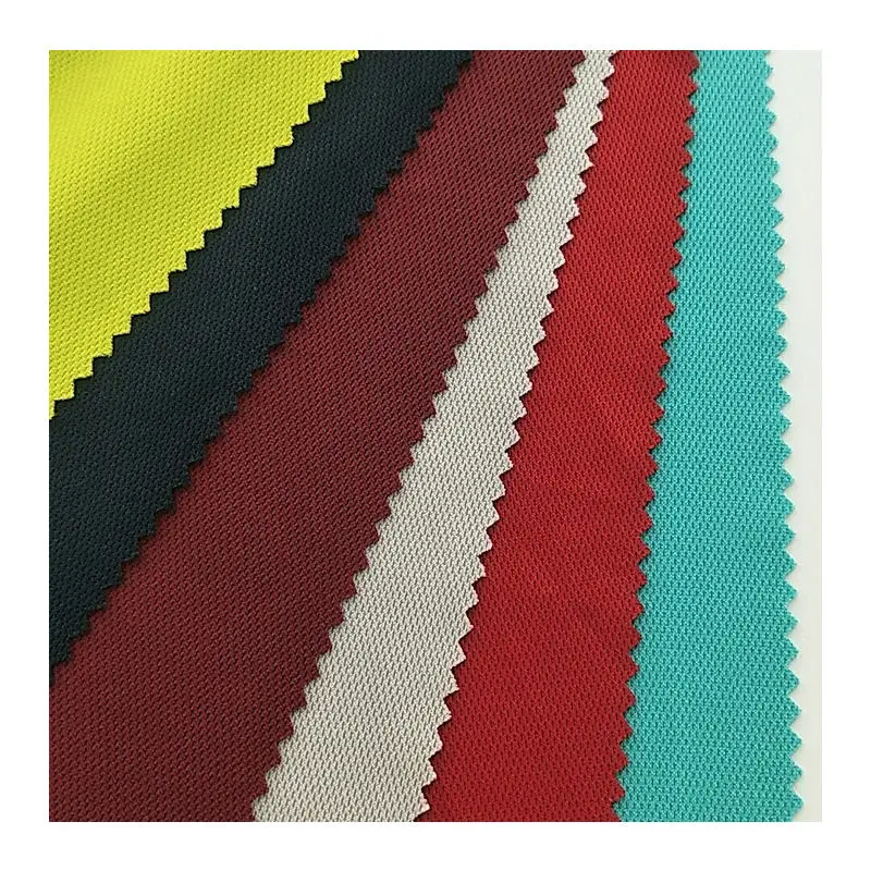 

Shaoxing Textile 100% Polyester Birds Eye Mesh Jersey Fabric For Sports Suit Football Jersey