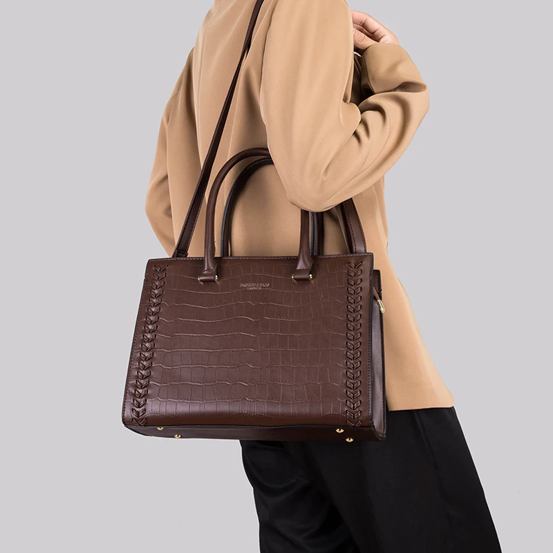 

KALANTA OEM 2022 women tote hand bags genuine sac bolsas bolsos new fashion leather ladies purses and handbags for luxury with