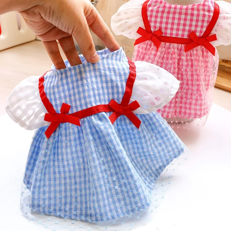 

outdoor dog clothing pet clothes fairy skirt pet summer rabbit gauze fluffy princess skirt