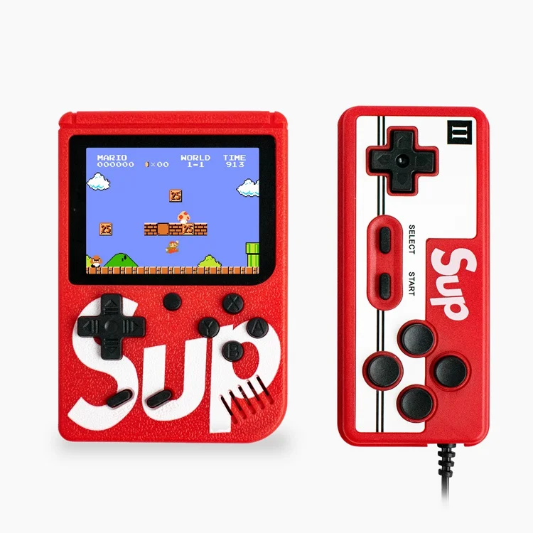 

Promotion mini retro SUP double games handheld player 3.0 inch game console