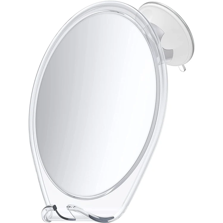 

Kingworth Modern Shower Fogless Wall Mounted Bath Room Mirror Round Bath Mirrors For Shaving, Customized color