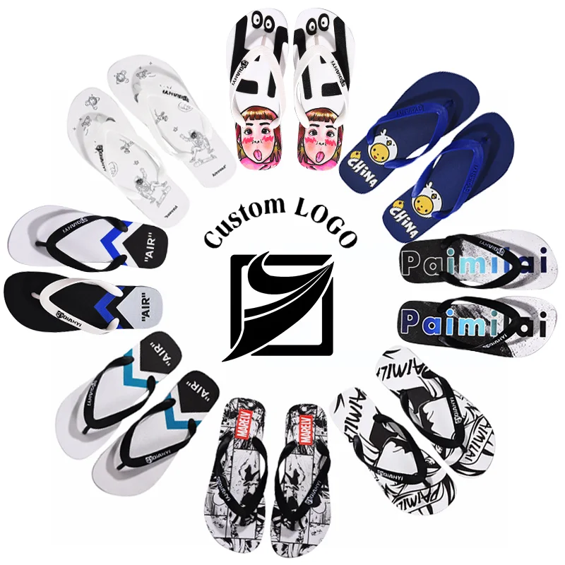 

custom flip flops designer flip flops fashion comfortable flip flops slides custom logo custom slippers