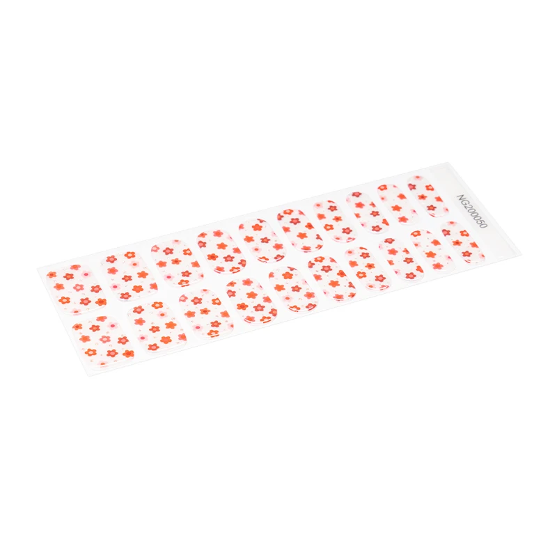 

New Arrival Factory Price Semi-cured Gel Nail Strips Long Lasting Popular Gel Nail Wraps with the LED Lamp