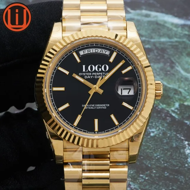 

Customized 2022 Super ETA 2836 Movement 904L Steel 40mm Automatic Men Wrist Day Date Luxury Watches