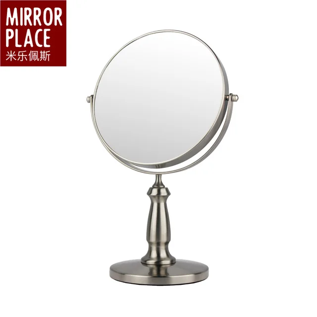 

360 Degree Rotation Counter top Double Sided 3X Magnifying Cosmetic Mirror