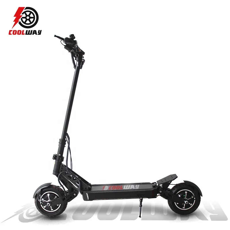 

Double 1000W motor 10inch forged aluminum with good suspension apollo ghost electric kick scooter, Black