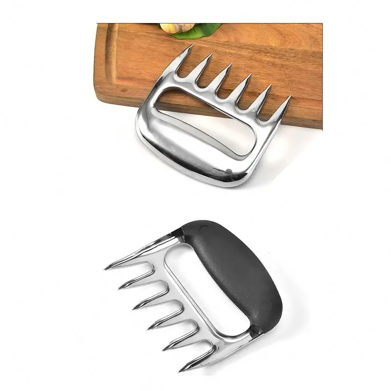 

Grill meat claws HOPy4 barbecue meat fork, Silver