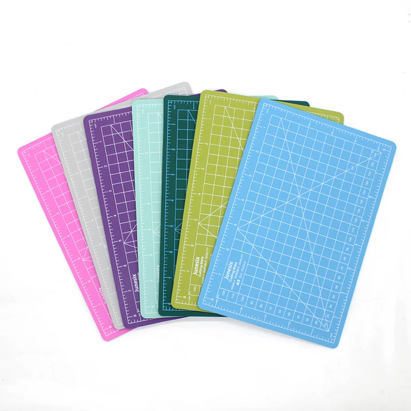 New Free Sample A5  triple layer Self Healing Sewing Cutting Mat with gray core