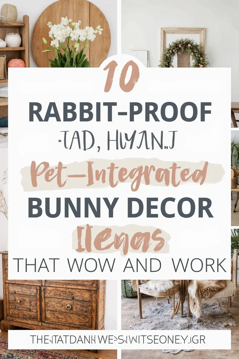 Cozy home lounge with multiple bunny-safe decor elements including a woven basket playpen and hanging toys.
