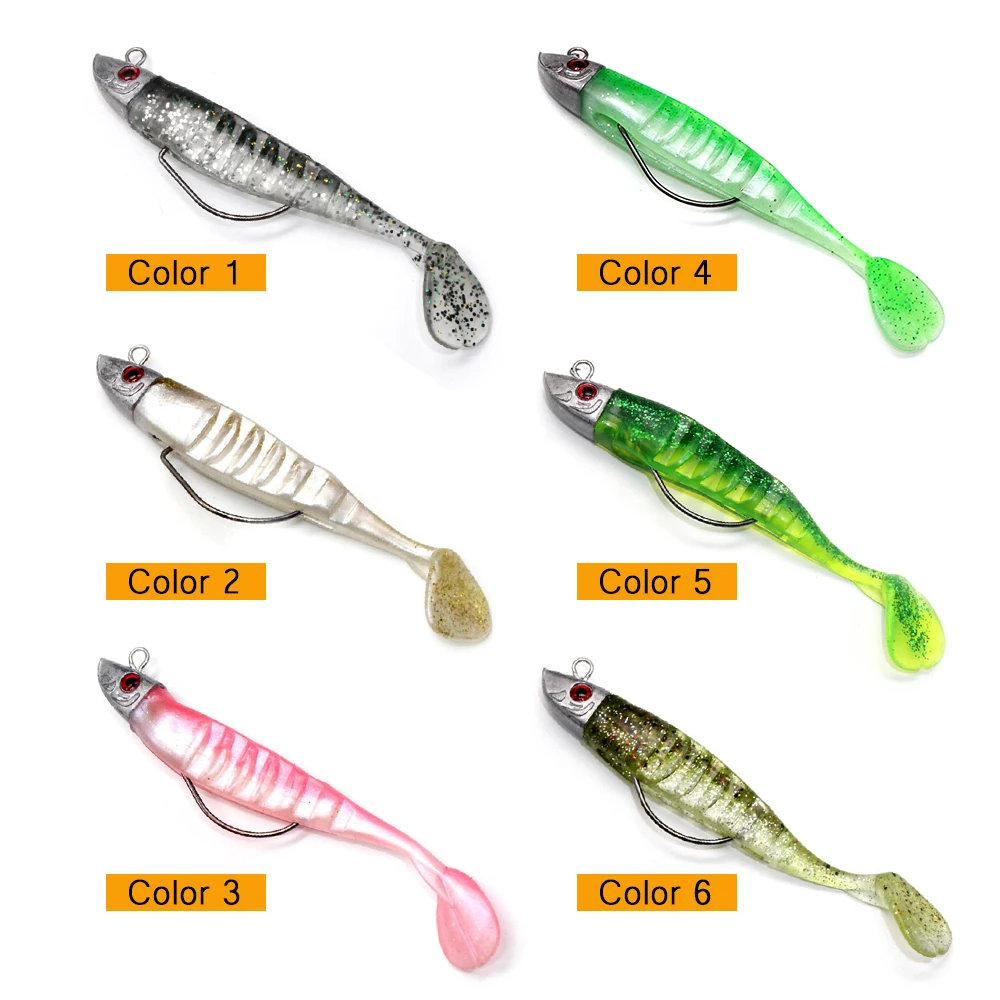 Fishtype Jig Soft Fishing Lure 13cm 26g Fish Lures With Hook Fishing