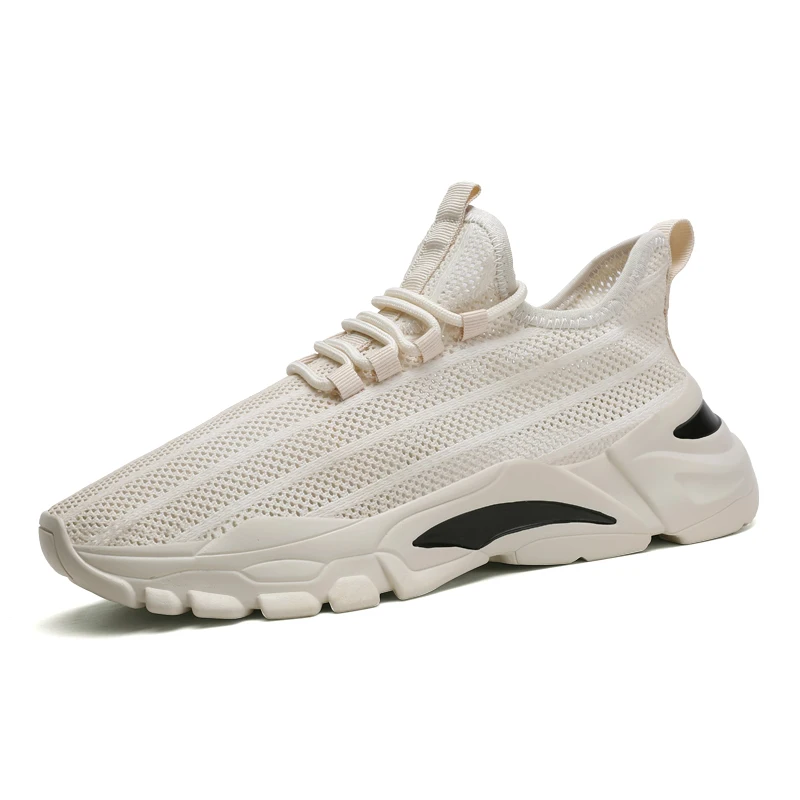 

World- Win Custom Wholesale China Men Sports Shoes Sneakers for Men, White/black/beige