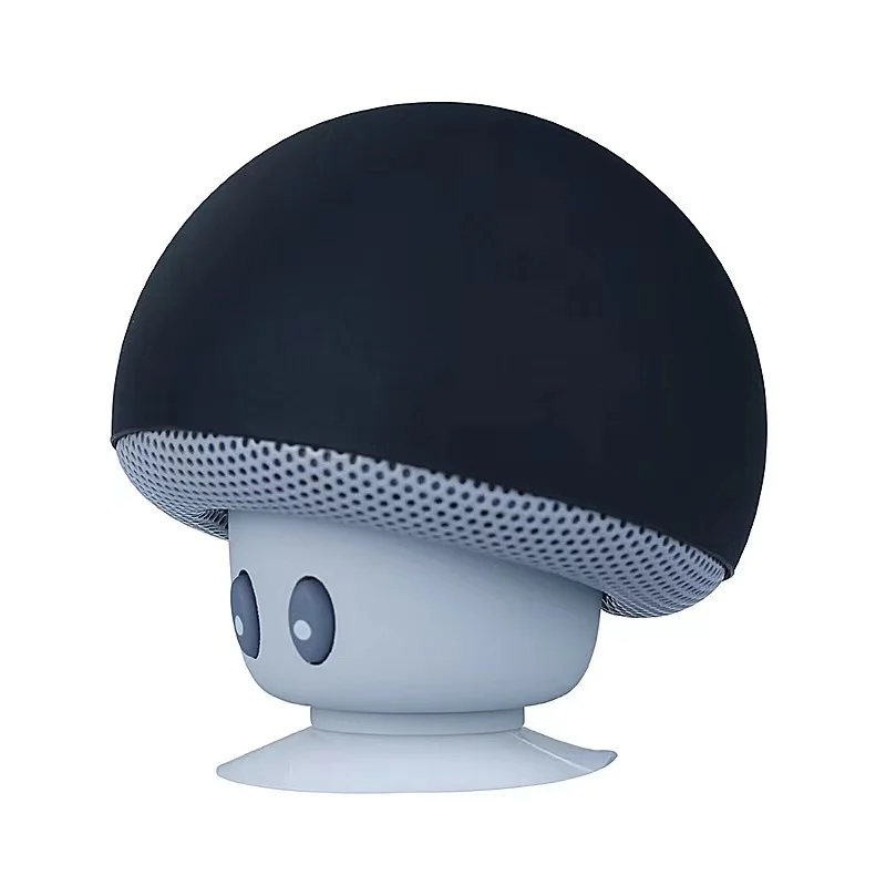

Museeq OEM Manufacturer Som sucker Mushroom phone holder IPX4 waterproof shower portable wireless mini bluetooth speaker, Customized