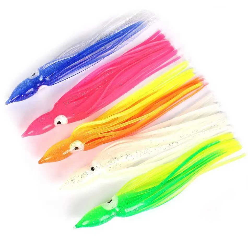

Wholesale Octopus squid soft lures, Vavious colors