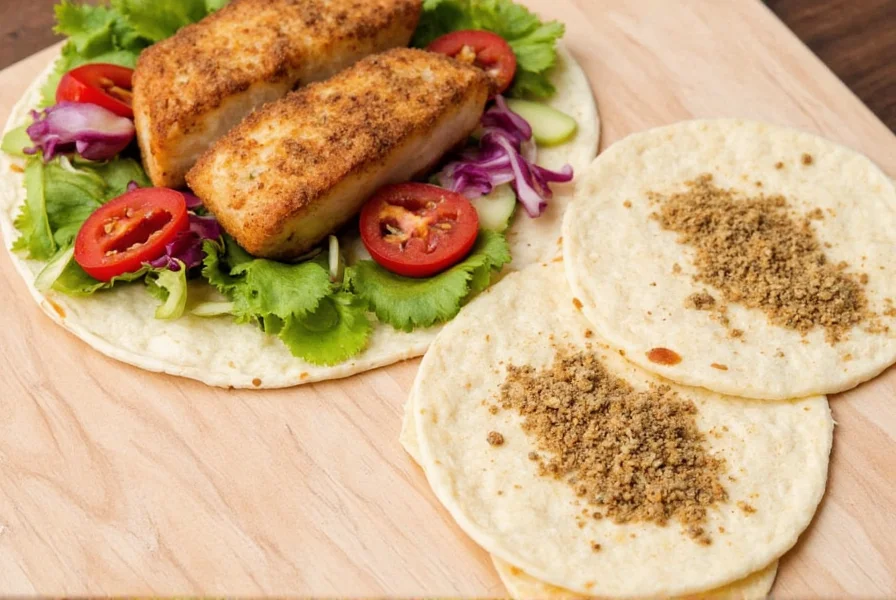 Fish Taco with Seasoning