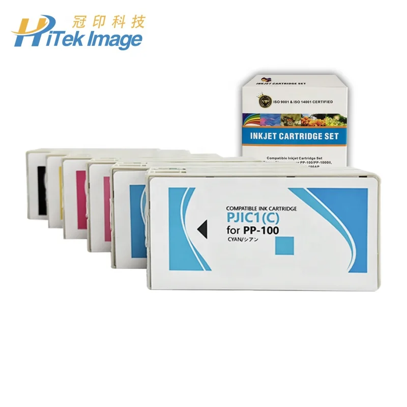 

HITEK PP100 Ink Cartridge PJIC1-PJIC6 PP100AP PP100II PP50 PP 100 Refill continuous ink system ciss for Epson pp100