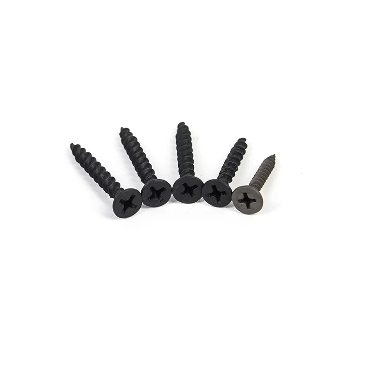 
Black cross head fine thread drywall screw for heavy industry 