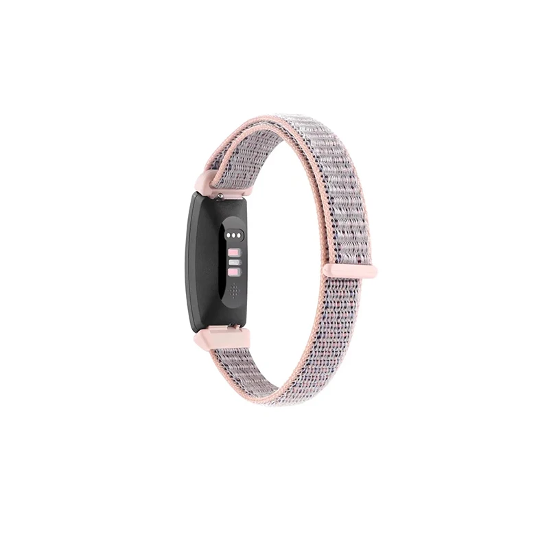 

New coming breathable sport strap nylon loop watch band for fitbit inspire2, Many colors are available