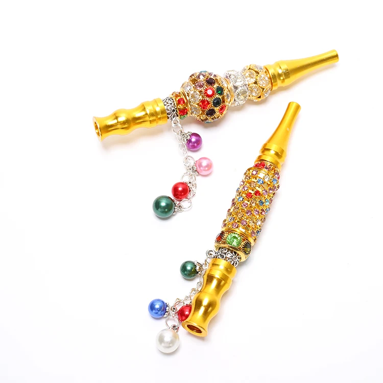 

JL-941 Wholesale Hot Sell Diamond Hookah Accessories creative Metal Smoking Pipe