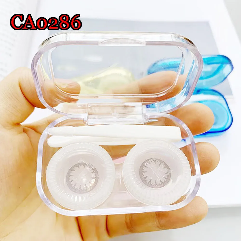 

Small Contact Lenses Case, Portable Clear Travel Box for Eye Lenses CA0286