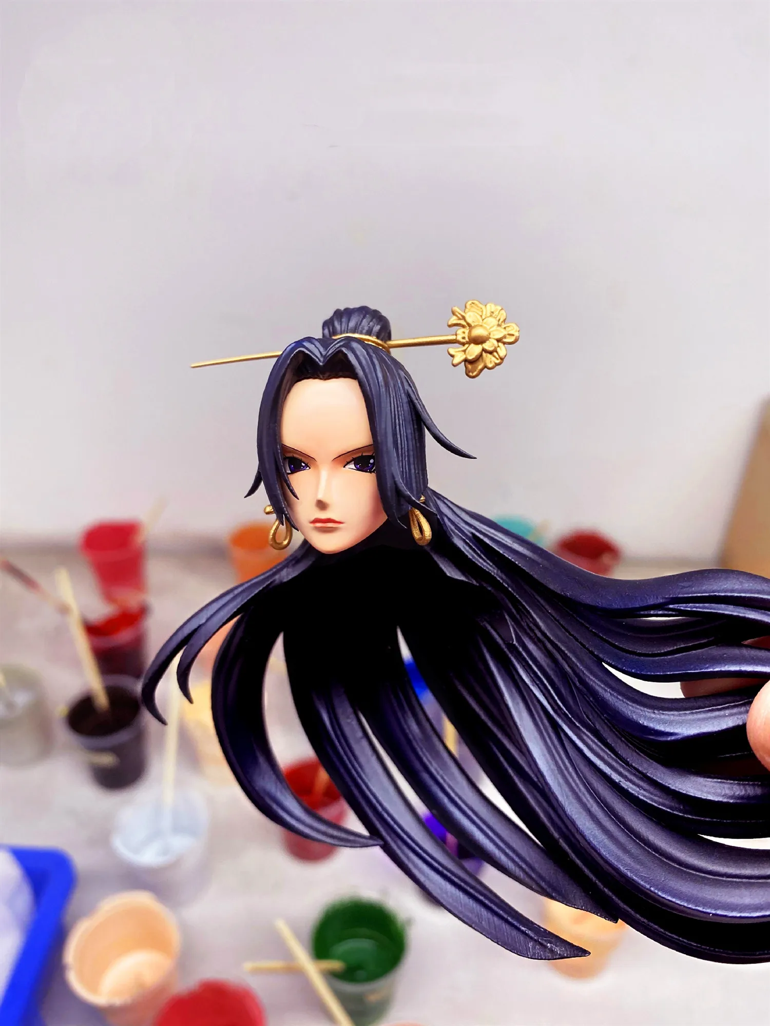 One Piece Gk Fl Boa Hancock Wave Light Fairy Action Figure For Collect