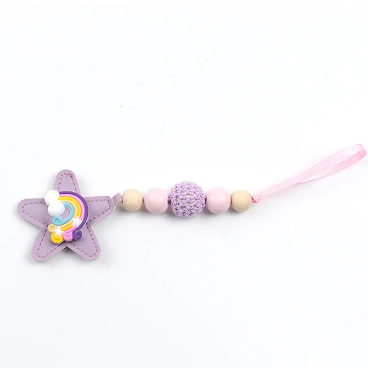 

2021 New Silicone Teether Clip Eco-friendly Universal Pacifier Clip Plastic clip, Any paton colour code is avilable