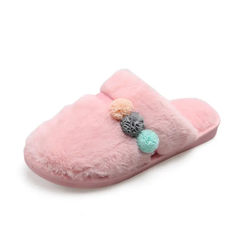 

Amazon AliExpress Hot Sale Women Slippers Shoes Plus Size Pure Color Cute Plus Velvet Platform Womens House Slippers