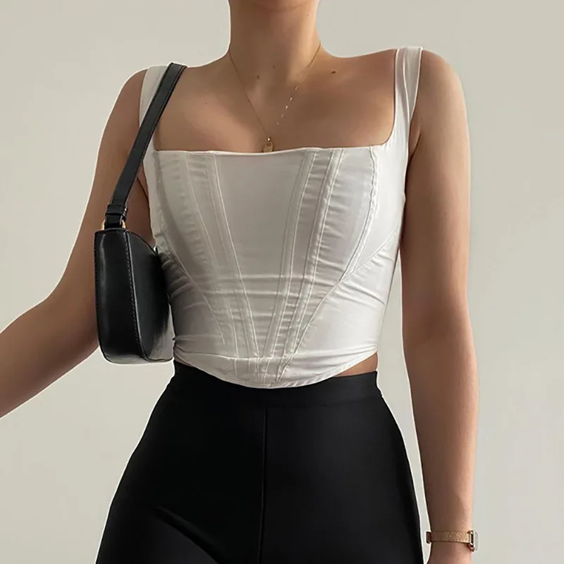 

FS4766D women Fashion crop tops sexy elegant tank tops