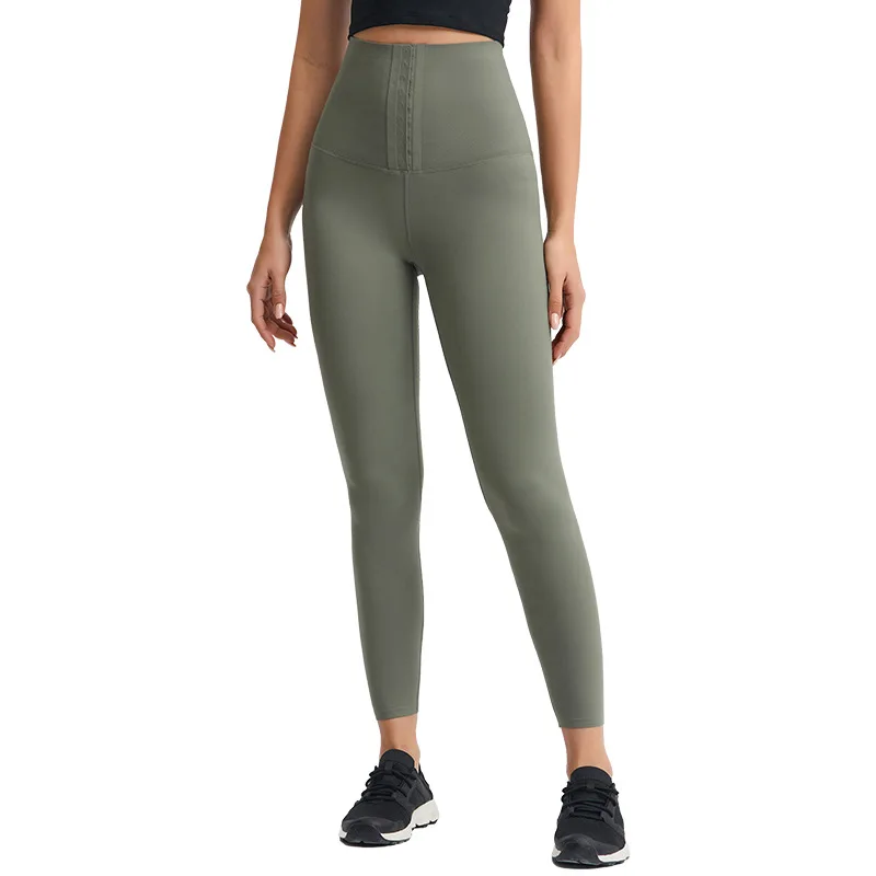 

Soft Wide Waistband High Waist Elastic Seamless Sport Yoga Pants Leggings Sportswear gym fitness active wear running trousers