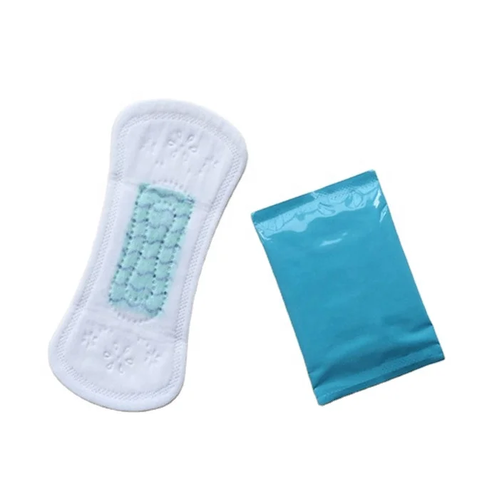 

daily mint flavor icy feeling herbal cool negative ion panty liners chlorine free