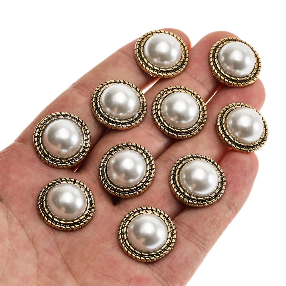 

High quality Round pearl charms pendant DIY Alloy Handmade Craft Charms Earring jewelry accessory, Picture show