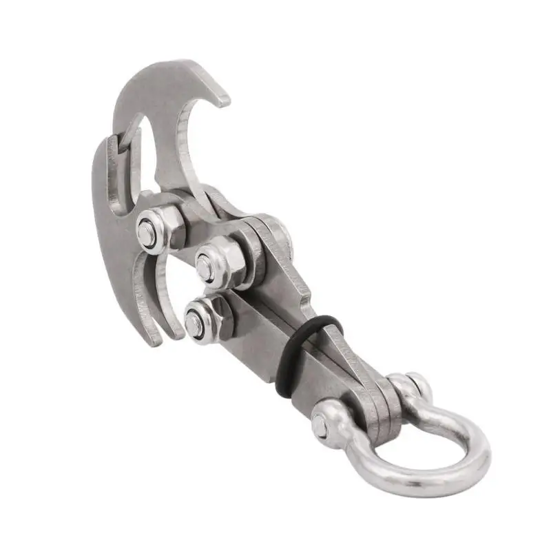 Multifunction Stainless Steel Gravity Hook Foldable Grappling Climbing Claw Hot 