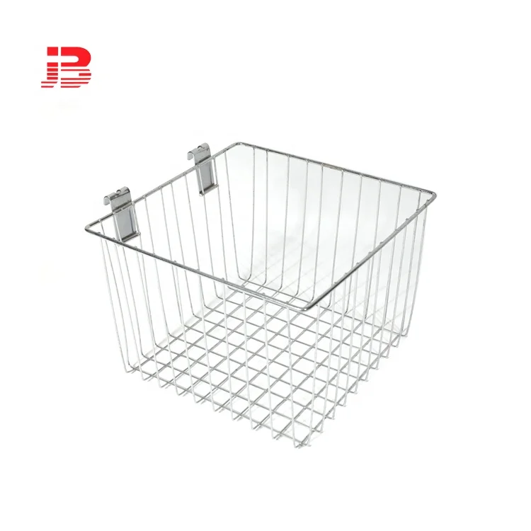 Rectangular Metal Kitchen Mesh Wire gridwall Basket for storage factory