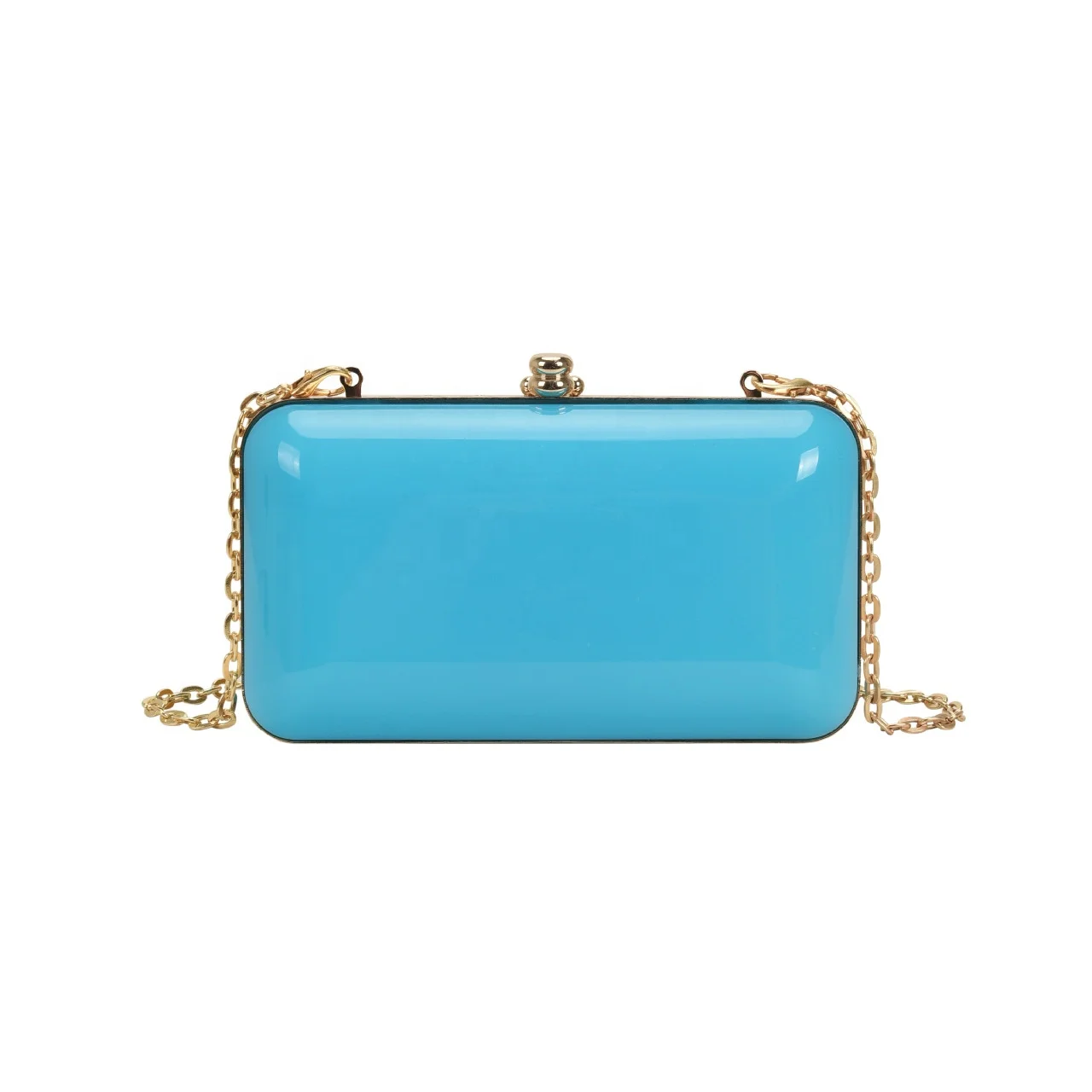 

Wholesale Candy Jelly Mini Purse Cross Chain Shoulder Hand Side Bags Fashion Trendy Women PVC neon Bag