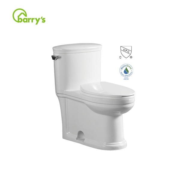 
China manufacturer standard UPC ceramic dual flush Elongated one piece toilet bowl 