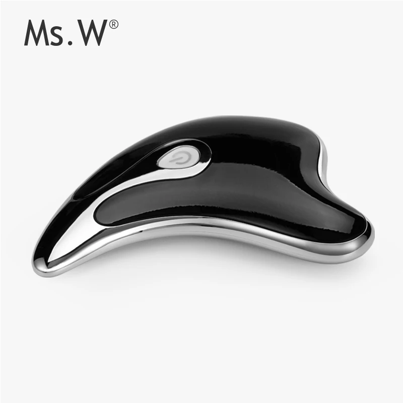 

Ms.W multi-function beauty instrument for facial lifting 5 in 1 beauty care massager, Silver