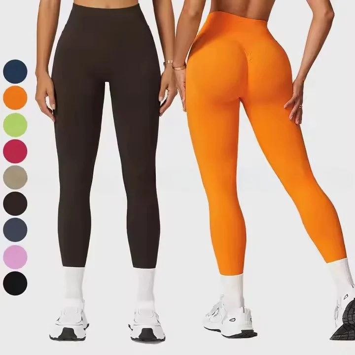 New Arrivals Gym Women Solid Seamless Sports Pant Athletic Training Fitness Apparel High Waisted Yoga Legging