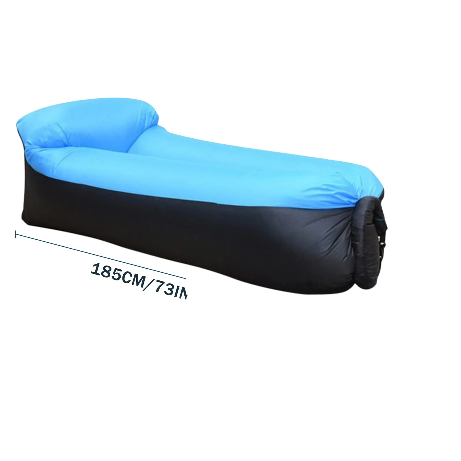 

Lounger Airsofa Laybag Waterproof Anti-Air Leaking DesignInflatable Beach Chair for Camping Hiking