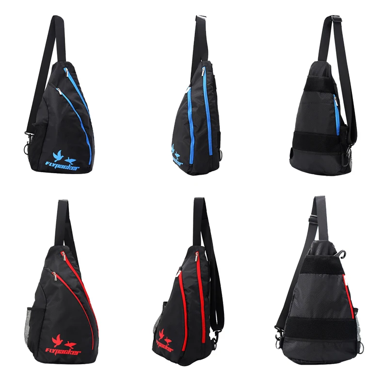 custom sport tote premium quilted pickle ball paddle tennis bag ladies men black blue racket padel pickleball paddle sling bag