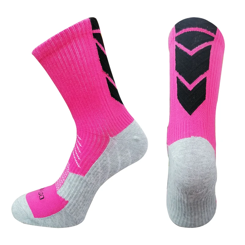 

Custom socks factory logo Professional football match non slip thin breathable wear resistant socks