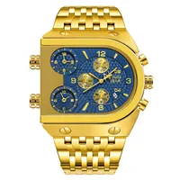 

2019 TEMEITE Big Quartz Watches Men Military Waterproof Business Wristwatch Luxury Gold Steel Male Clock Relogio Masculino