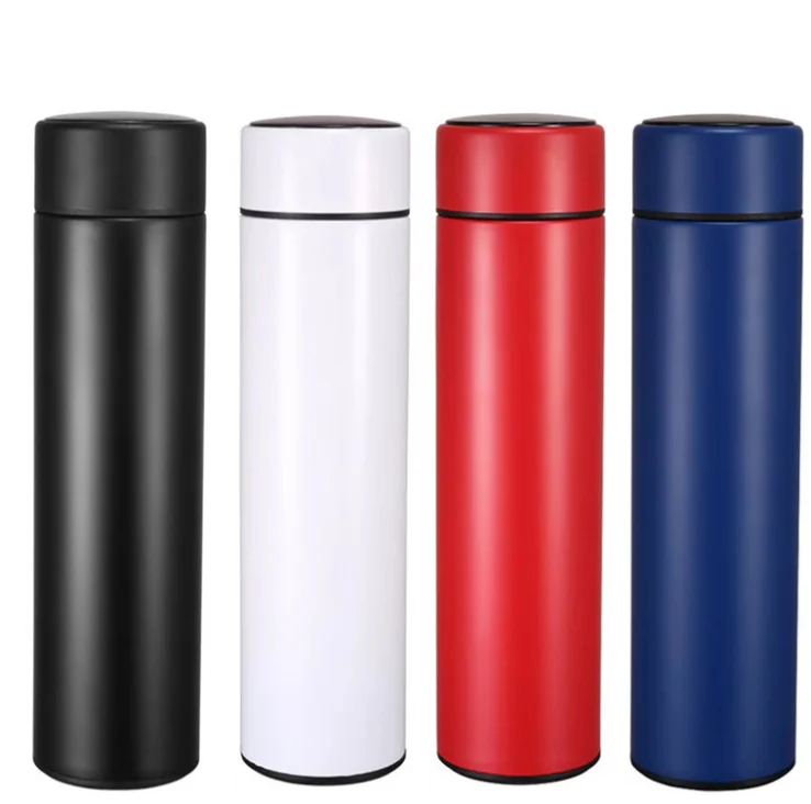 

Perfect For Hot And Cold Drinks Vacuum Flask Smart Vacuum Insulated Thermos With LED Temperature Display, In picture or customized