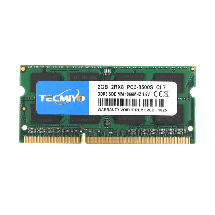 

Factory Lifetime Warranty Original Chip Ram DDR3 PC3 2GB 1066MHz Memoria DDR3 CL7 Notebook RAM Memory